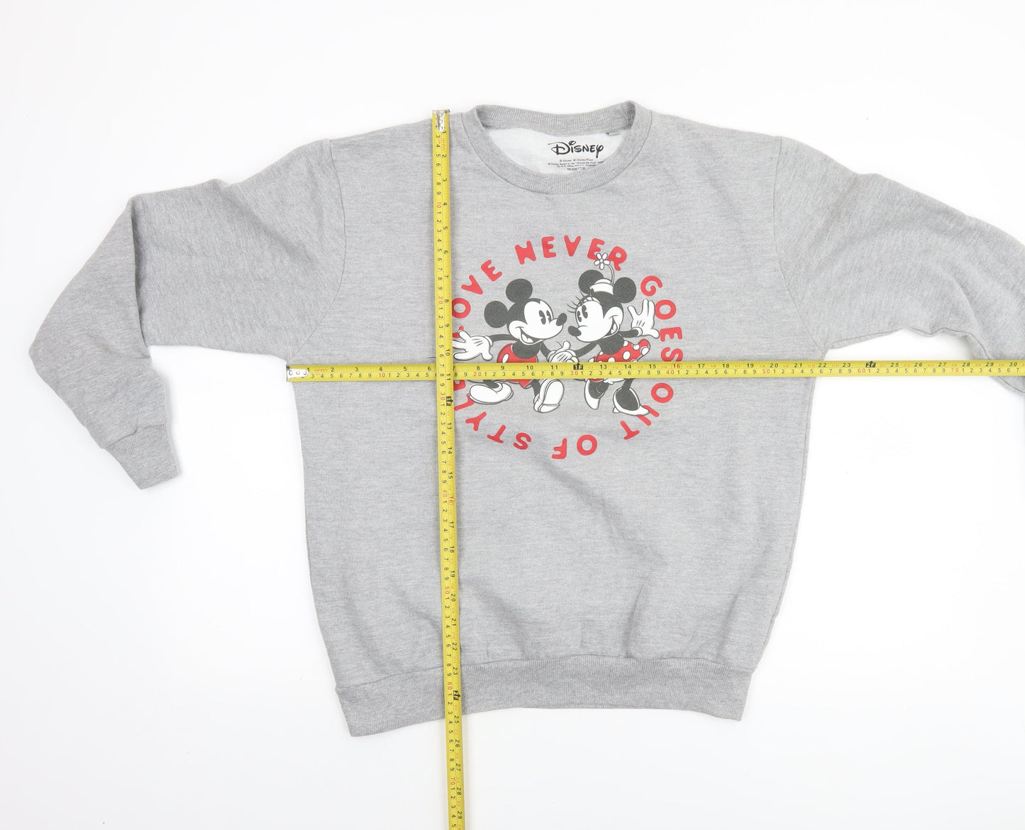 Womens UK Size M Disney Grey Pullover Sweatshirt