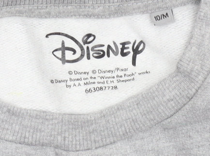 Womens UK Size M Disney Grey Pullover Sweatshirt