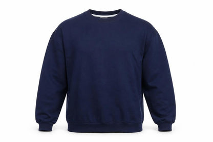 Mens UK Size L Anvil Blue Pullover Sweatshirt