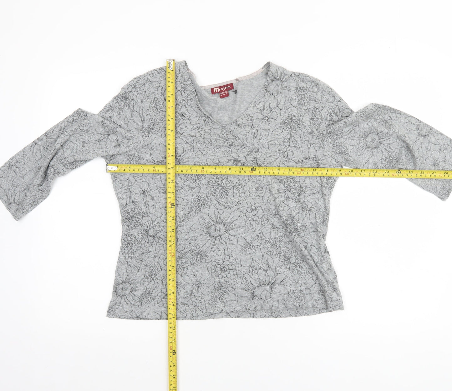 Womens UK Size 16 Monsoon Grey Pullover Jumper
