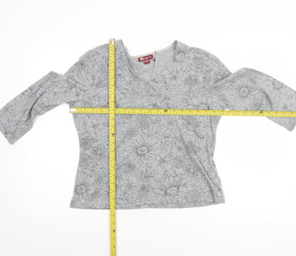 Womens UK Size 16 Monsoon Grey Pullover Jumper
