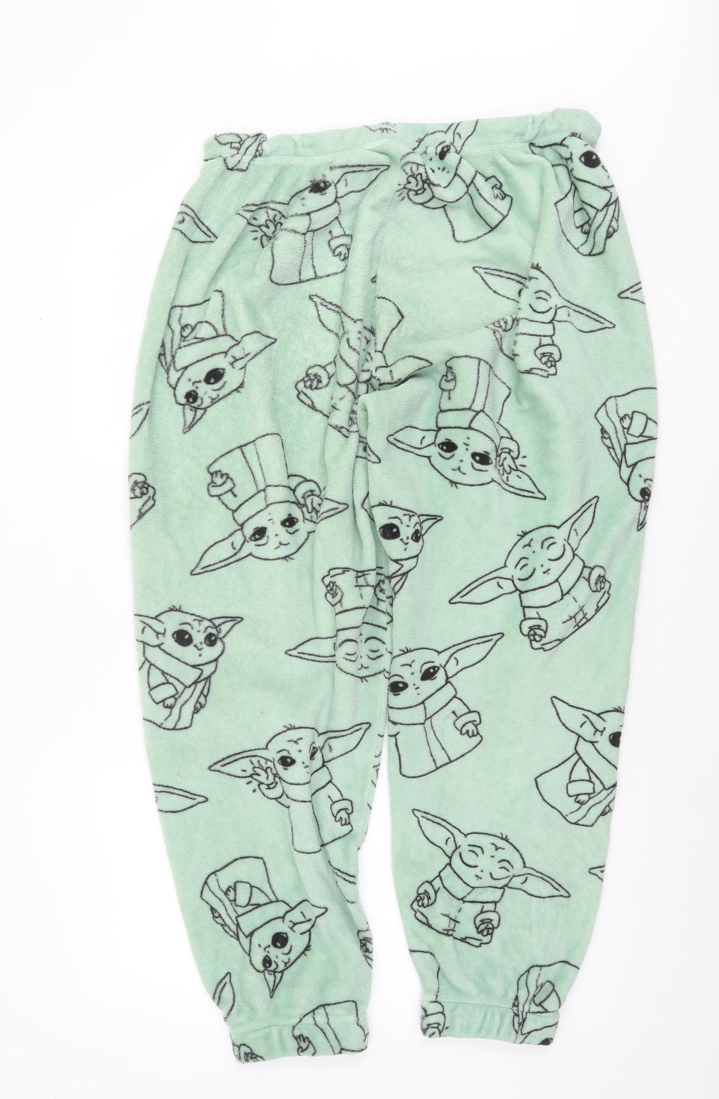 Primark Women’s Green Star Wars Baby Yoda Fleece Pyjama Pants L