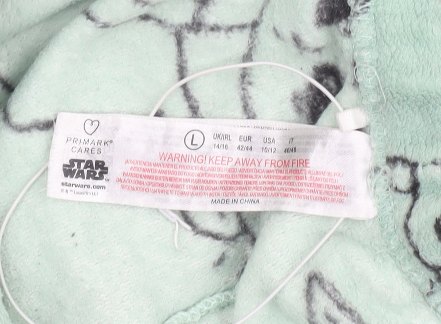 Primark Women’s Green Star Wars Baby Yoda Fleece Pyjama Pants L