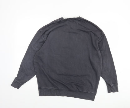 Primark Womens Black 2XS Pullover Sweatshirt The Starry Night Graphic Print