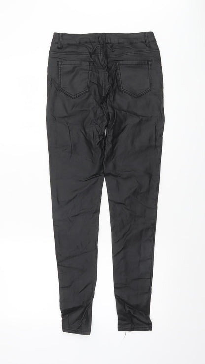 Womens UK Size L ESTEE BROWN Slim Fit Jegging Black Trousers