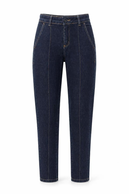 Womens UK Size 8 Sawary Regular Fit Straight Blue Jeans