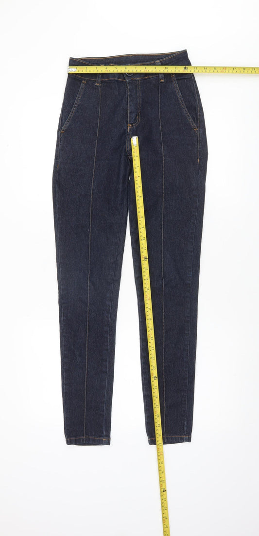 Womens UK Size 8 Sawary Regular Fit Straight Blue Jeans