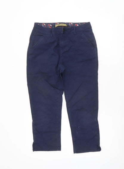 Womens UK Size 8 Love Jeans Regular Fit Chino Blue Trousers