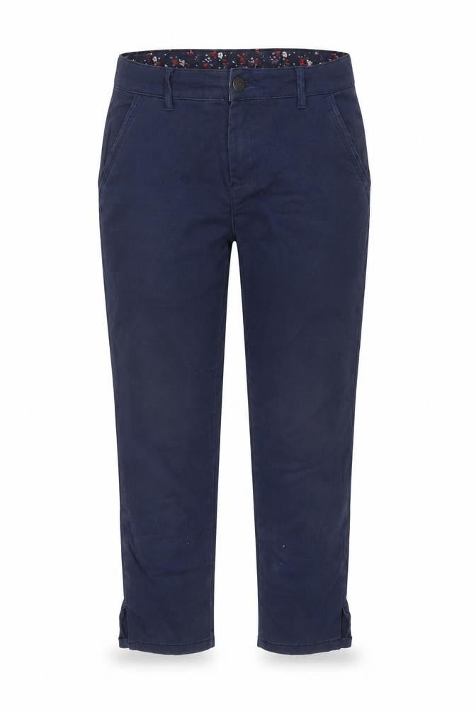 Womens UK Size 8 Love Jeans Regular Fit Chino Blue Trousers