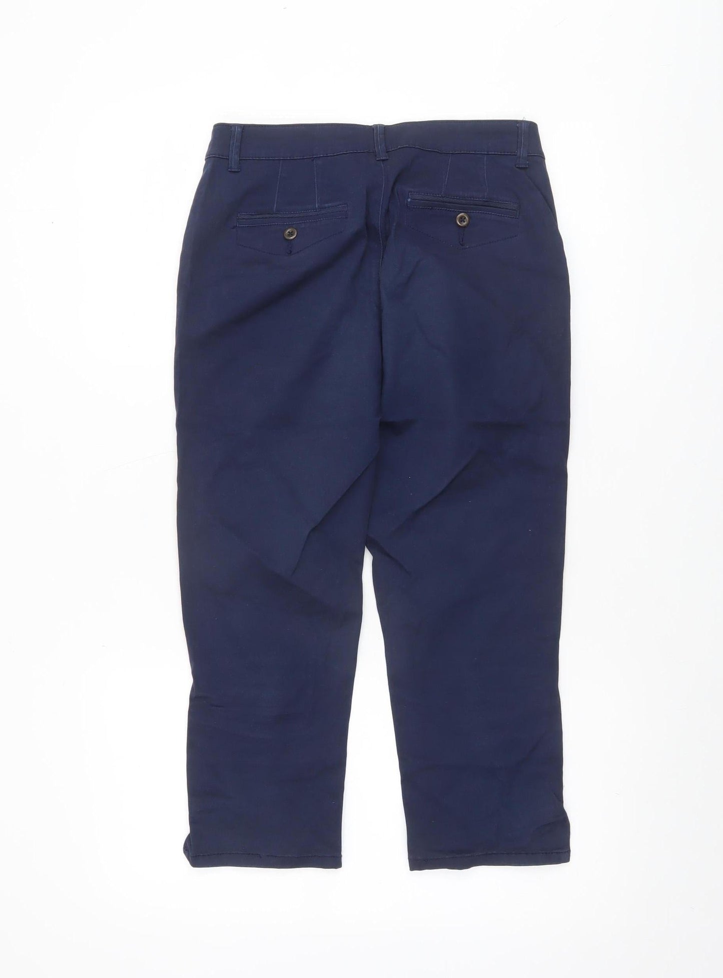 Womens UK Size 8 Love Jeans Regular Fit Chino Blue Trousers