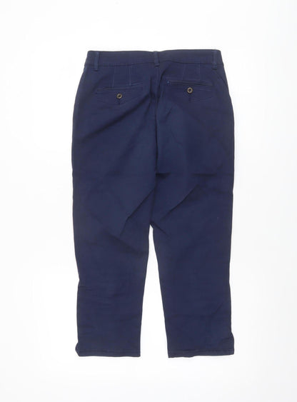 Womens UK Size 8 Love Jeans Regular Fit Chino Blue Trousers