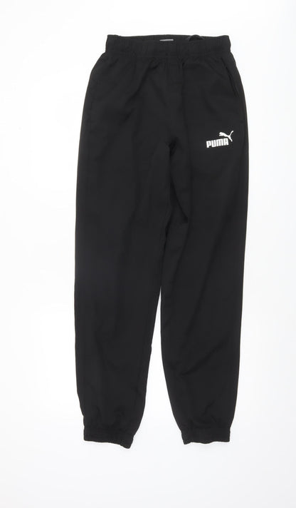Puma Men's Black Jogger Trousers Size S Regular Fit
