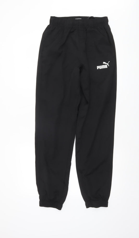 Puma Men's Black Jogger Trousers Size S Regular Fit