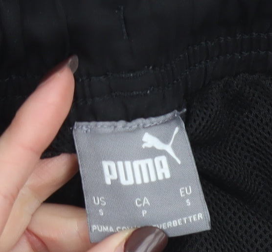 Puma Men's Black Jogger Trousers Size S Regular Fit