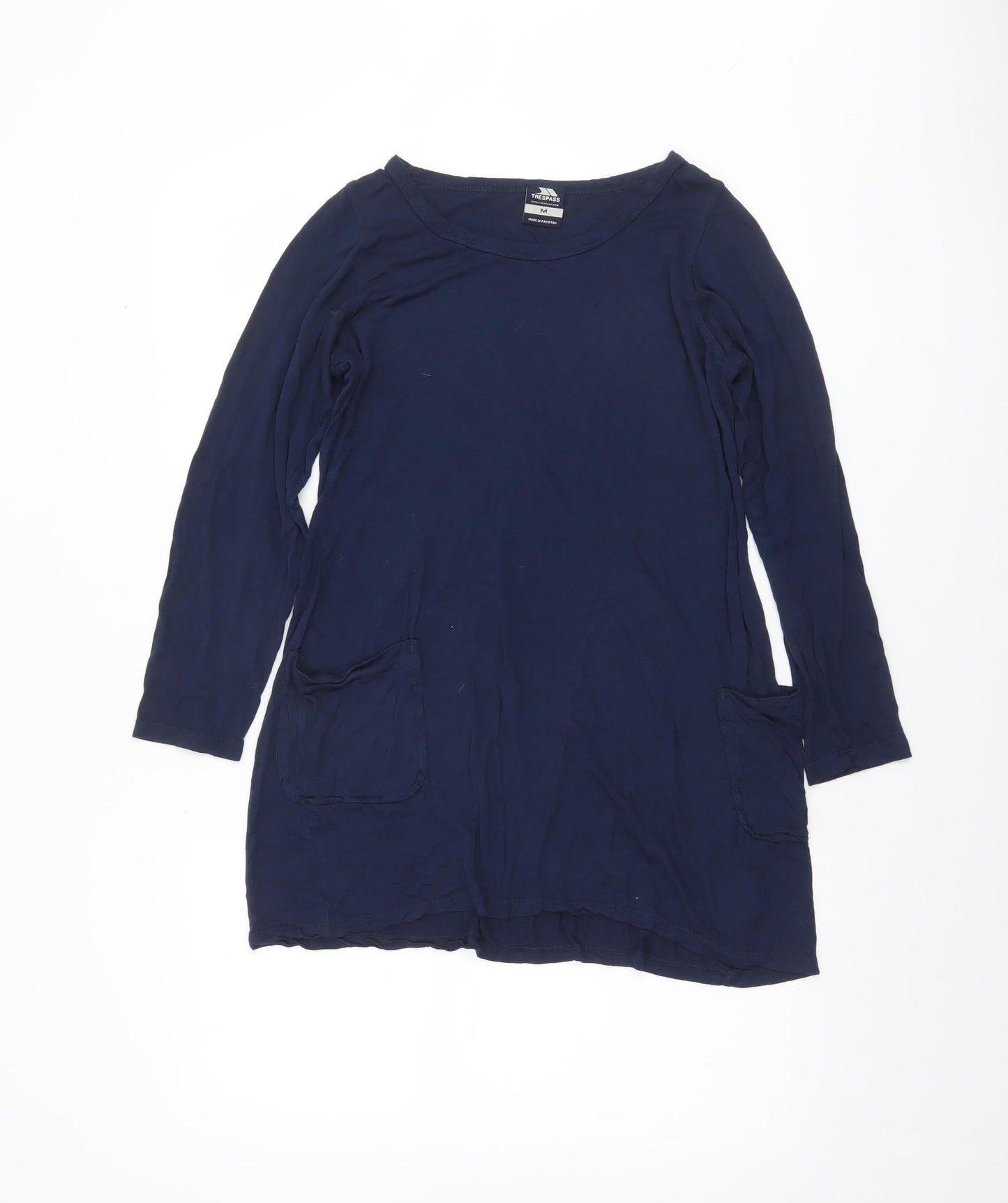 Womens UK Size M Trespass Blue Tunic T-Shirt