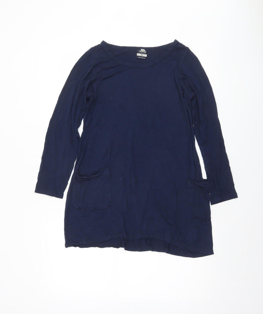 Womens UK Size M Trespass Blue Tunic T-Shirt