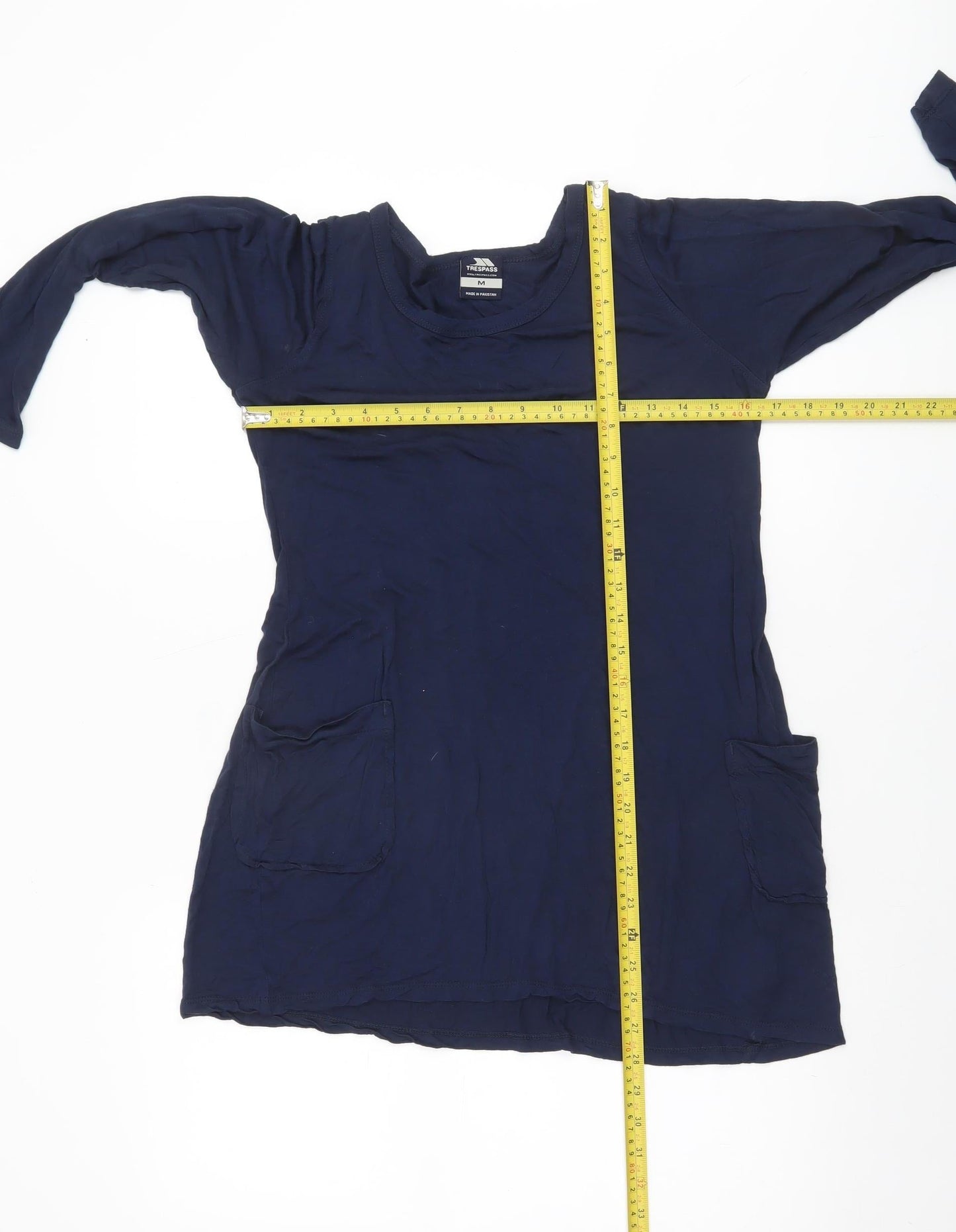 Womens UK Size M Trespass Blue Tunic T-Shirt