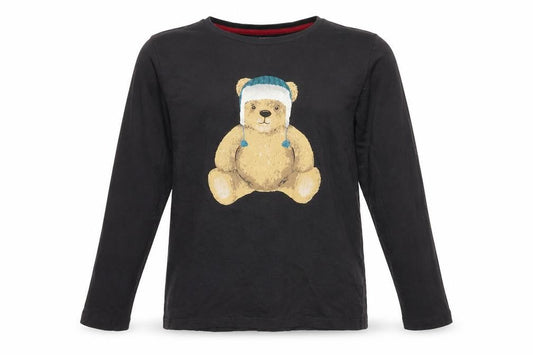 Boys UK Size 11-12 Years Marks and Spencer Black Basic T-Shirt