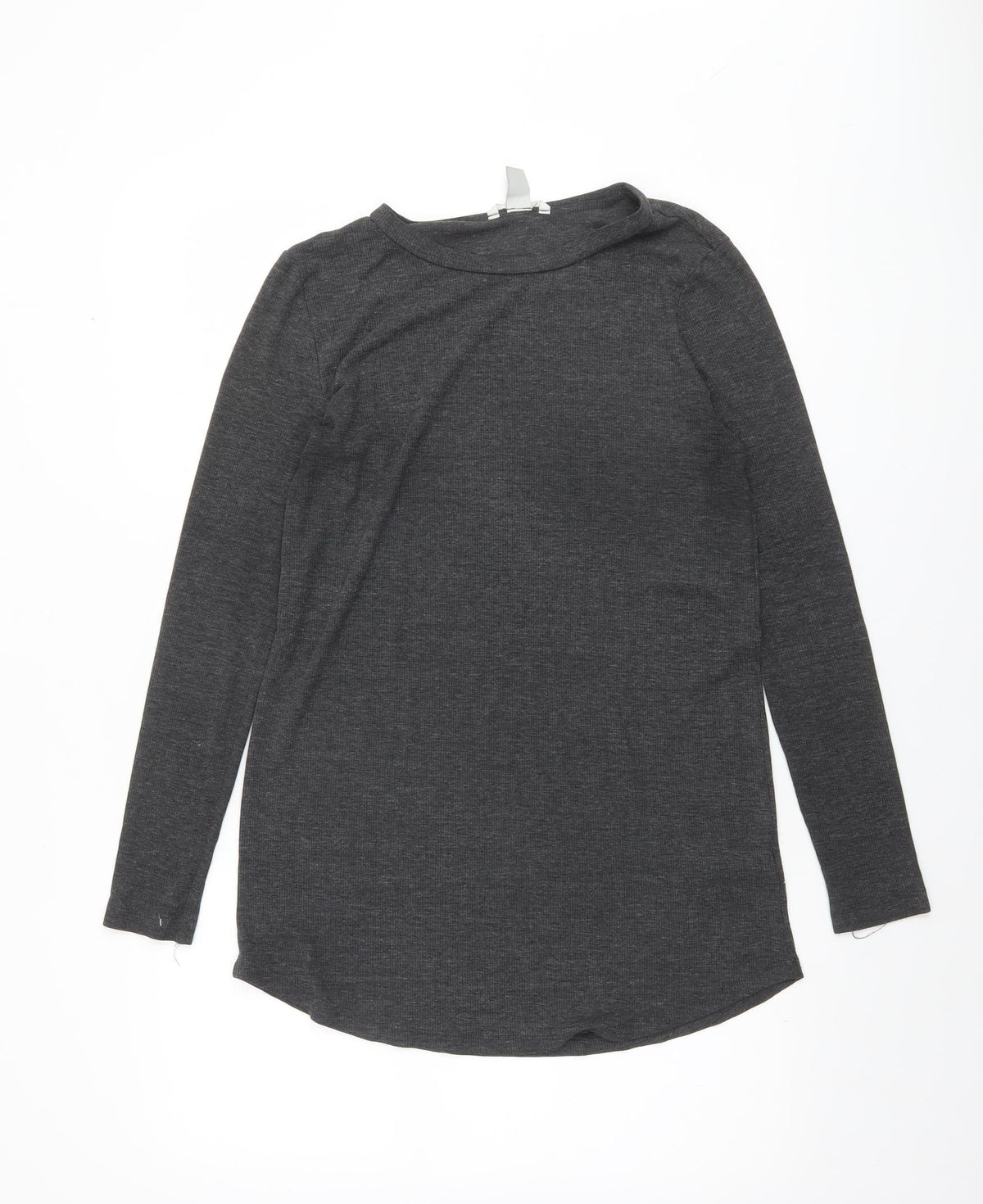 Womens UK Size L H&M Grey Basic T-Shirt