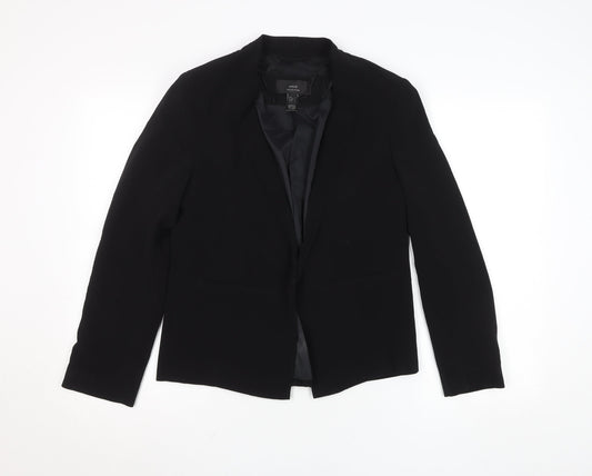 Womens UK Size 14 MNG Collection Regular Black Blazer