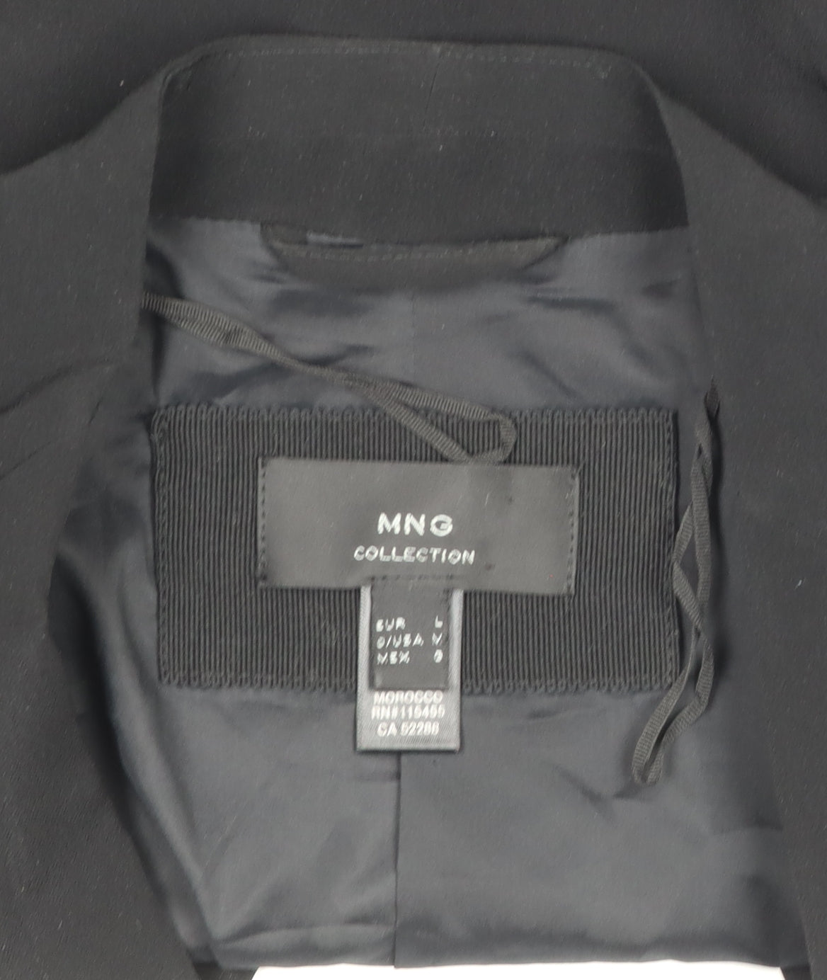 Womens UK Size 14 MNG Collection Regular Black Blazer