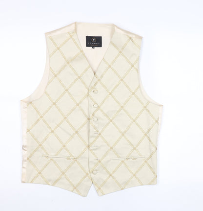 Mens UK Size M Young's Formalwear Ivory