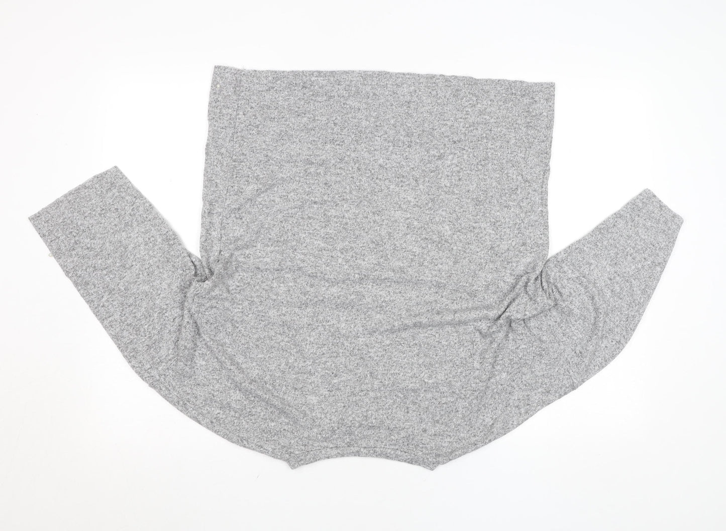 Womens UK Size M Zara Grey Basic Blouse