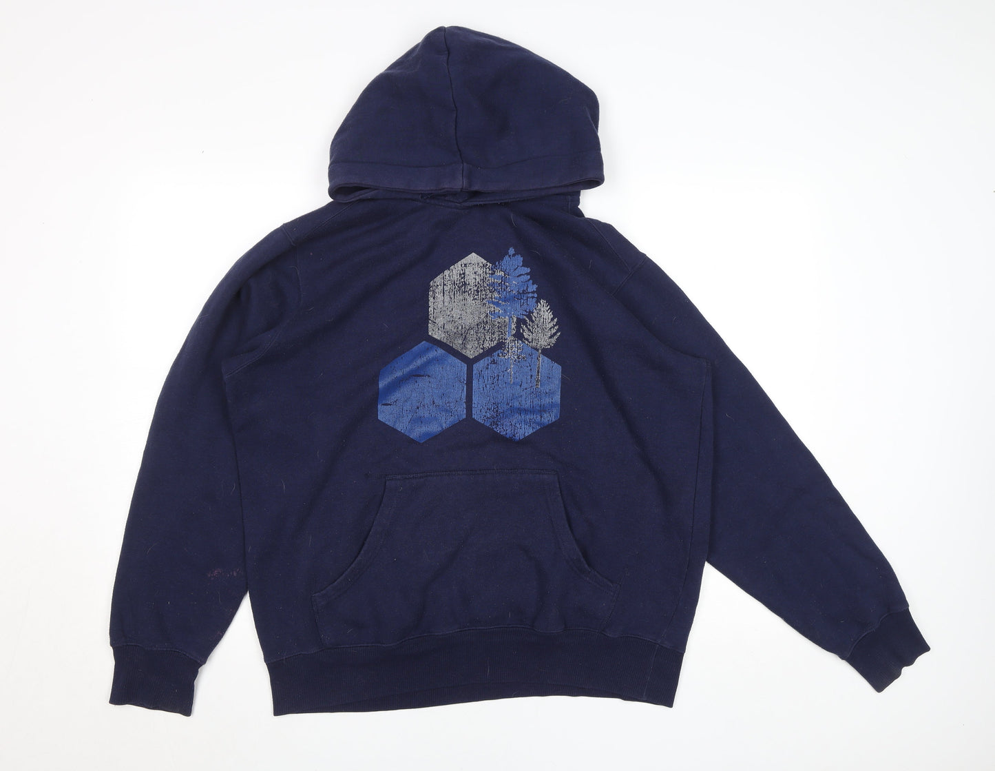 Mens UK Size L TOG24 Blue Pullover Hoodie