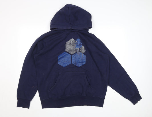 Mens UK Size L TOG24 Blue Pullover Hoodie