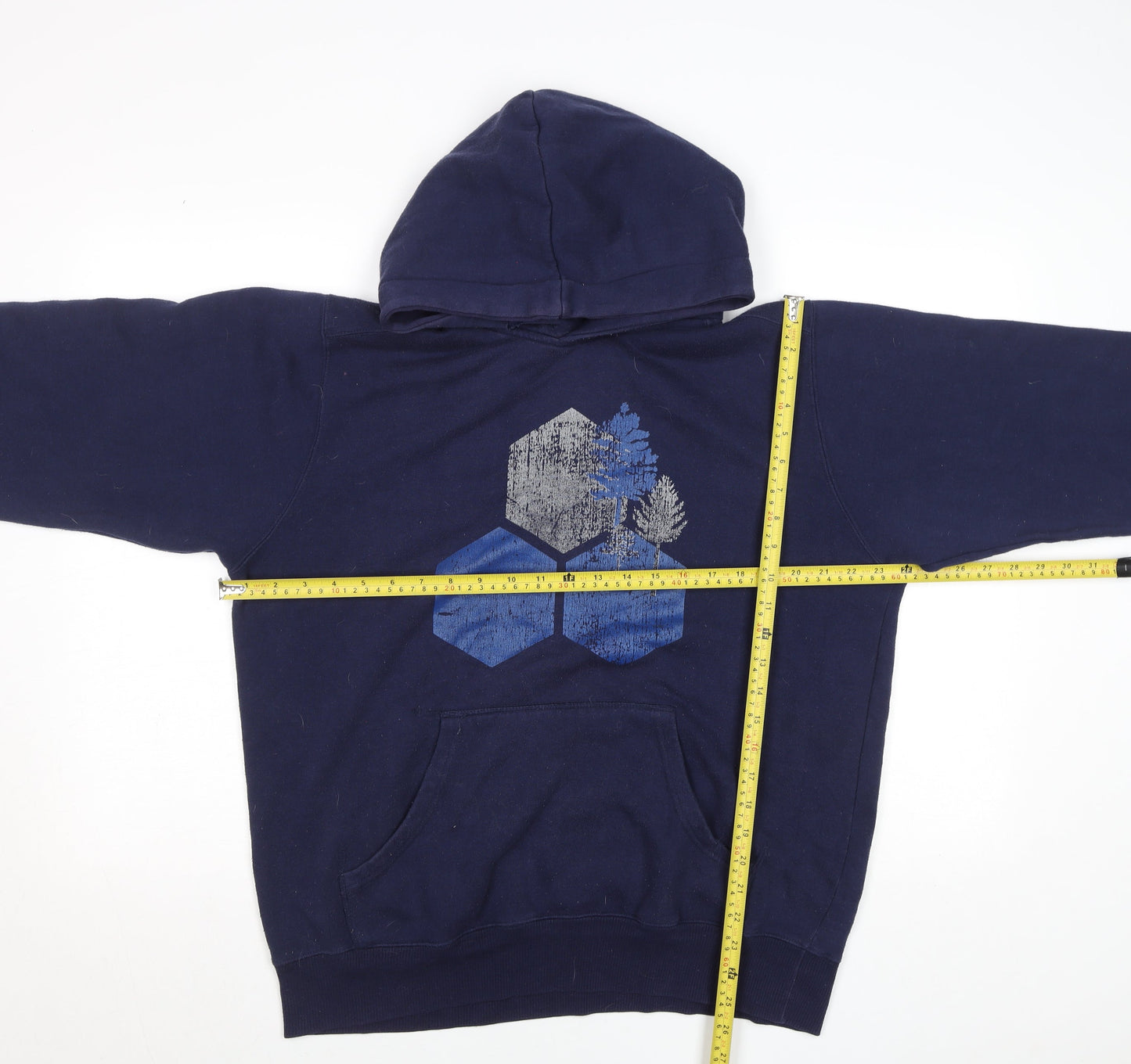 Mens UK Size L TOG24 Blue Pullover Hoodie