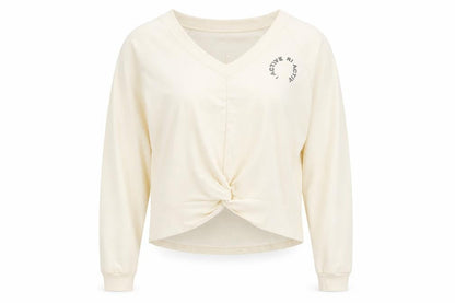 Womens UK Size M River Island Beige Pullover Sweatshirt