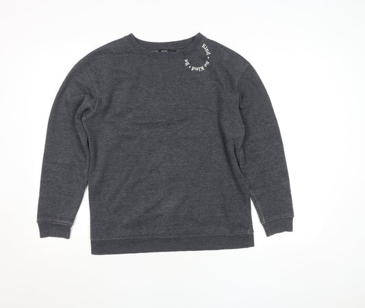 Womens UK Size S Nobody’s Child Grey Pullover Sweatshirt