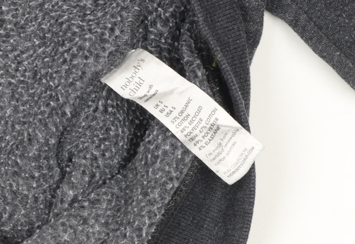 Womens UK Size S Nobody’s Child Grey Pullover Sweatshirt