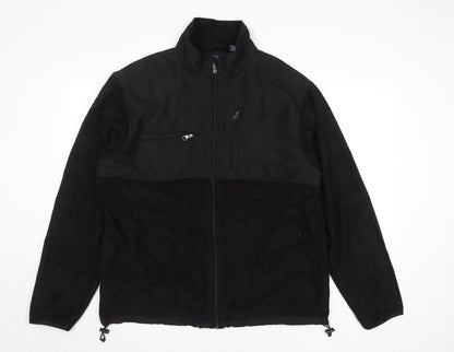 Unisex Adults UK Size XL Chaps Black Basic Button-Up