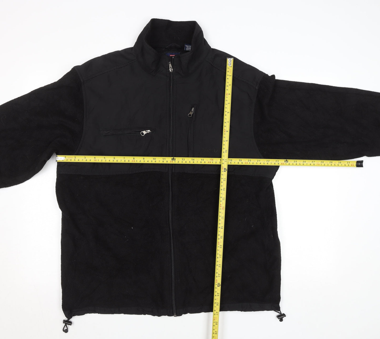 Unisex Adults UK Size XL Chaps Black Basic Button-Up