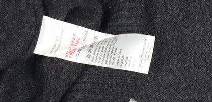 Howick Men's Grey Argyle Lambswool Jumper Size M