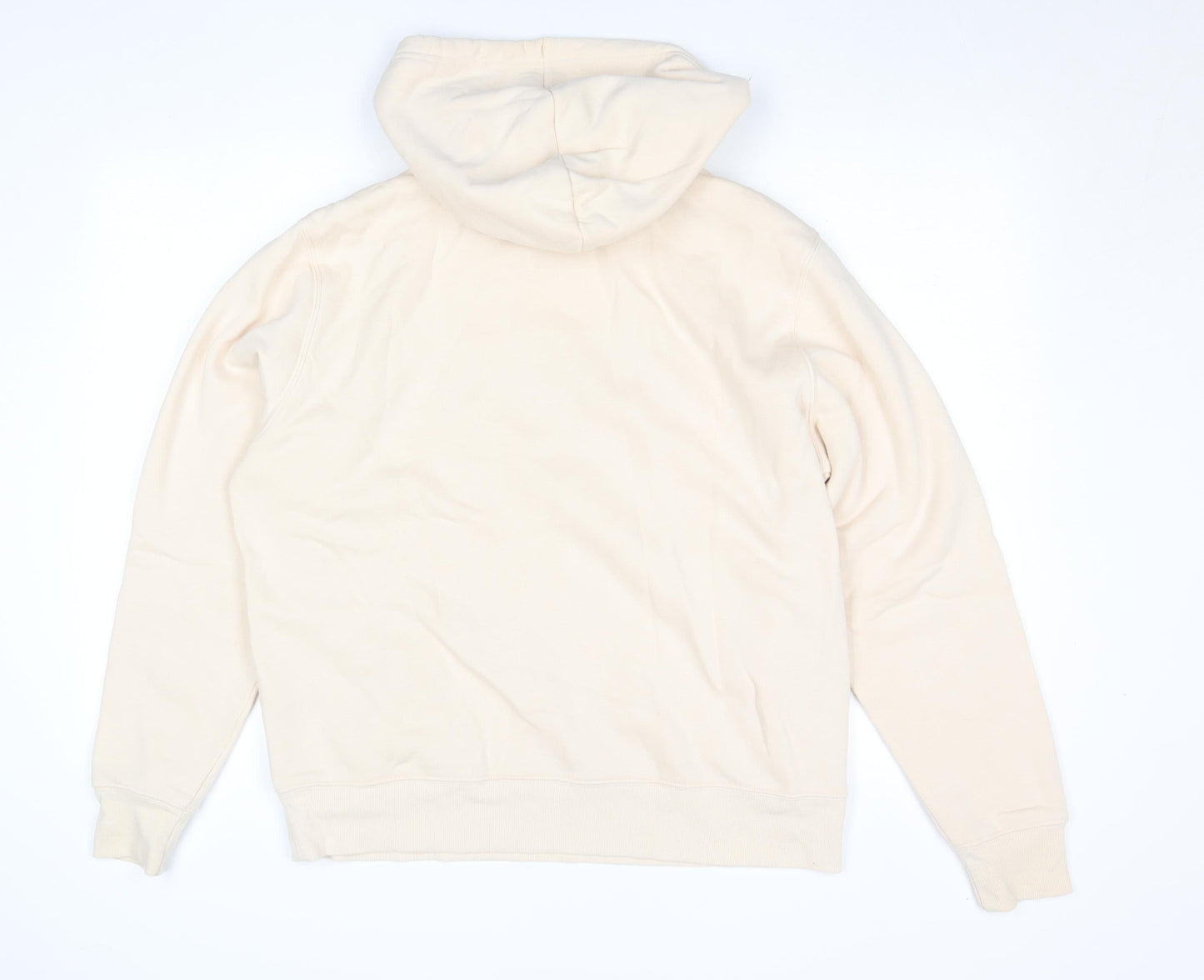 Mens UK Size L FILA Beige Pullover Hoodie