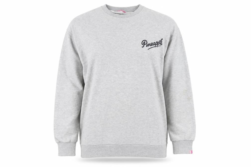 Womens UK Size M Pineapple Grey Pullover Sweatshirt