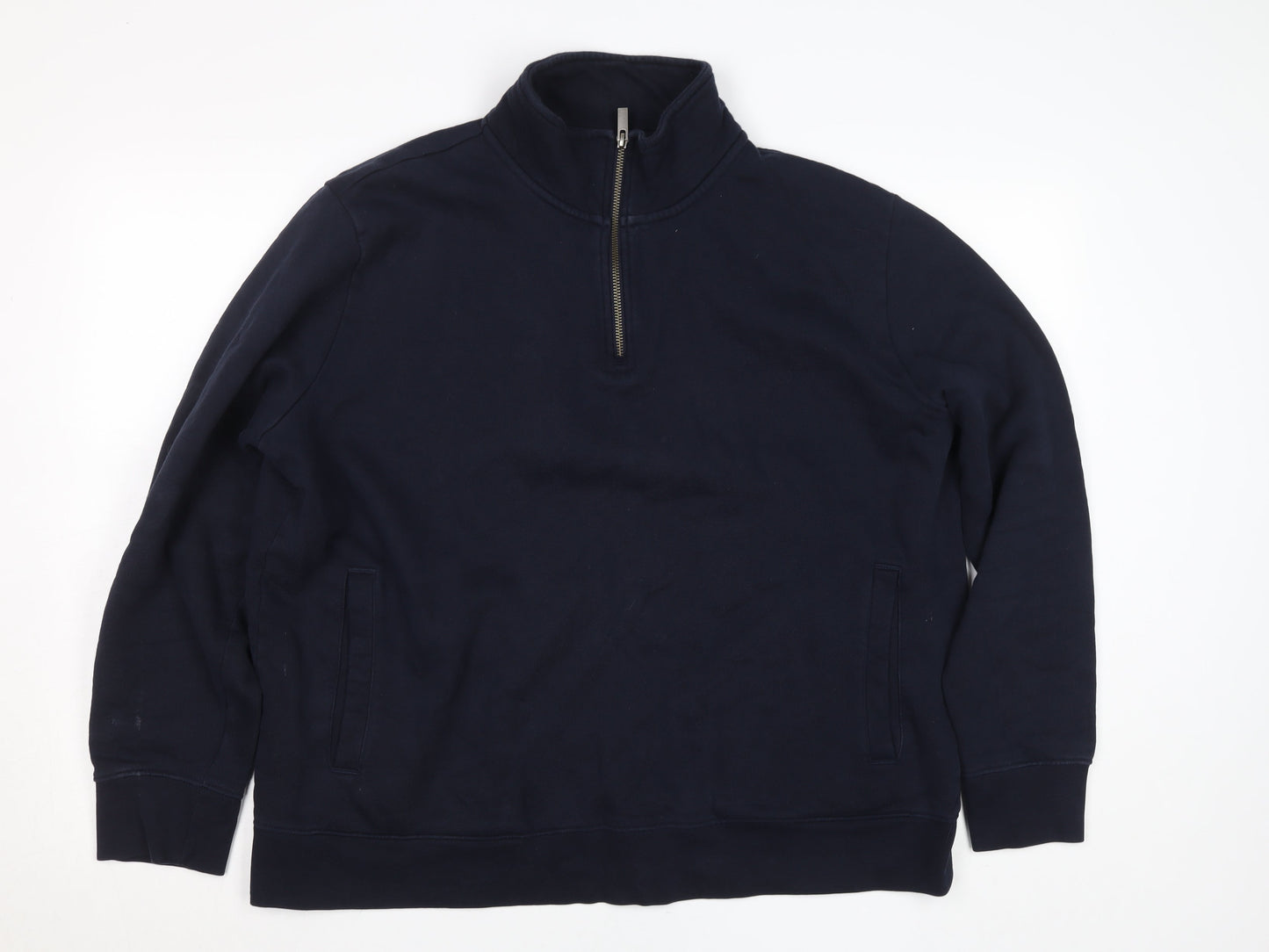 Womens UK Size 2XL Marks and Spencer Blue Pullover Sweatshirt