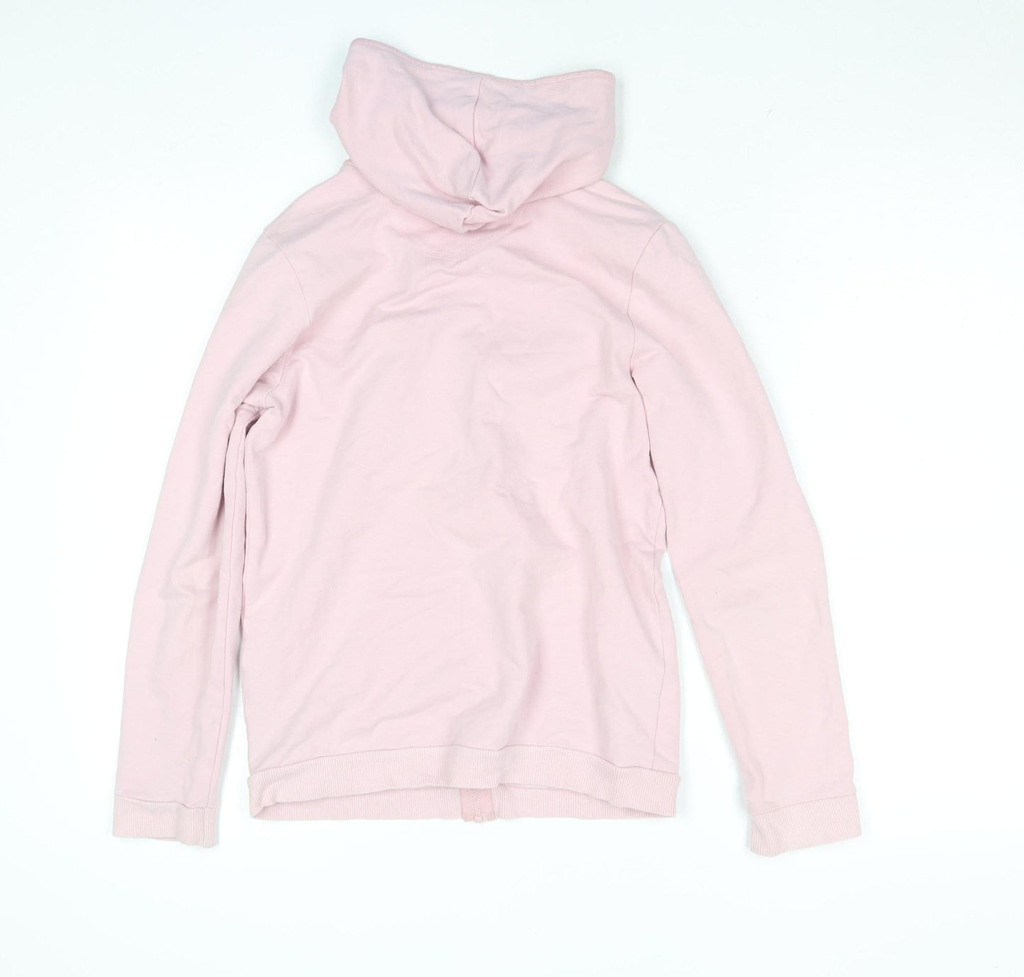 Marks and Spencer Girls Pale Pink Full Zip Hoodie 13-14 Years