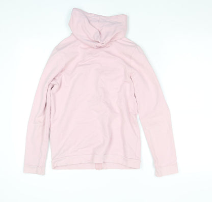 Marks and Spencer Girls Pale Pink Full Zip Hoodie 13-14 Years