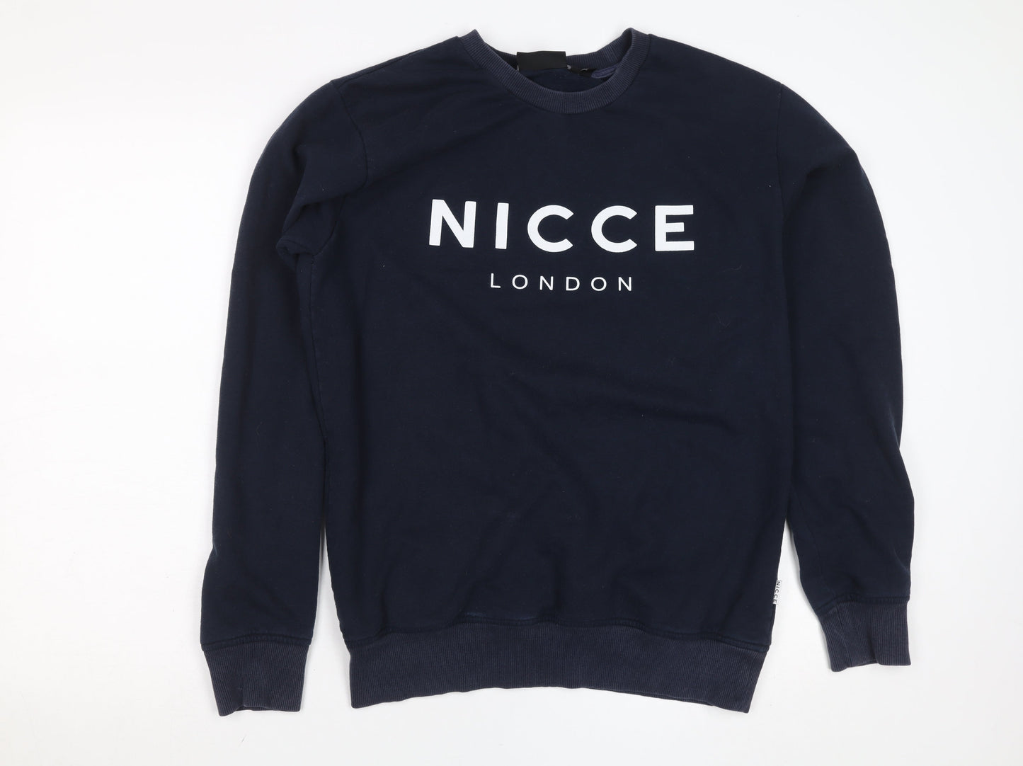 Womens UK Size L NICCE London Blue Pullover Sweatshirt