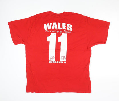 Mens UK Size XL Gildan Red  T-Shirt