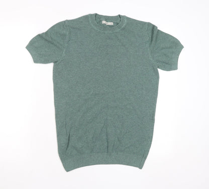 Unisex Adults UK Size S MNG Green Basic T-Shirt