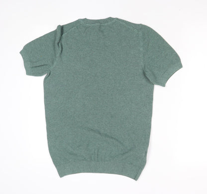 Unisex Adults UK Size S MNG Green Basic T-Shirt