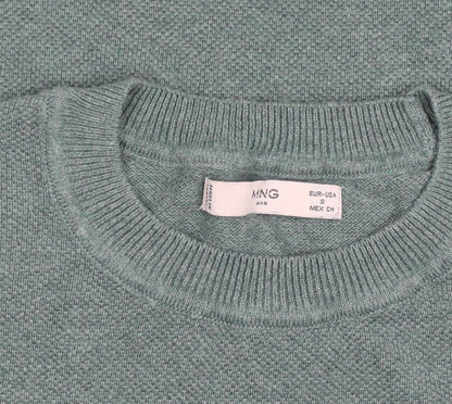 Unisex Adults UK Size S MNG Green Basic T-Shirt