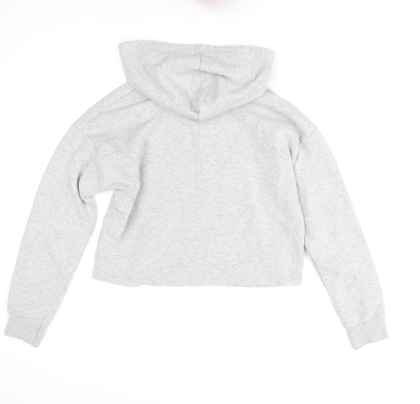 New Look 915 Girls Grey Santa Monica Cropped Hoodie Age 14-15 Years Pullover