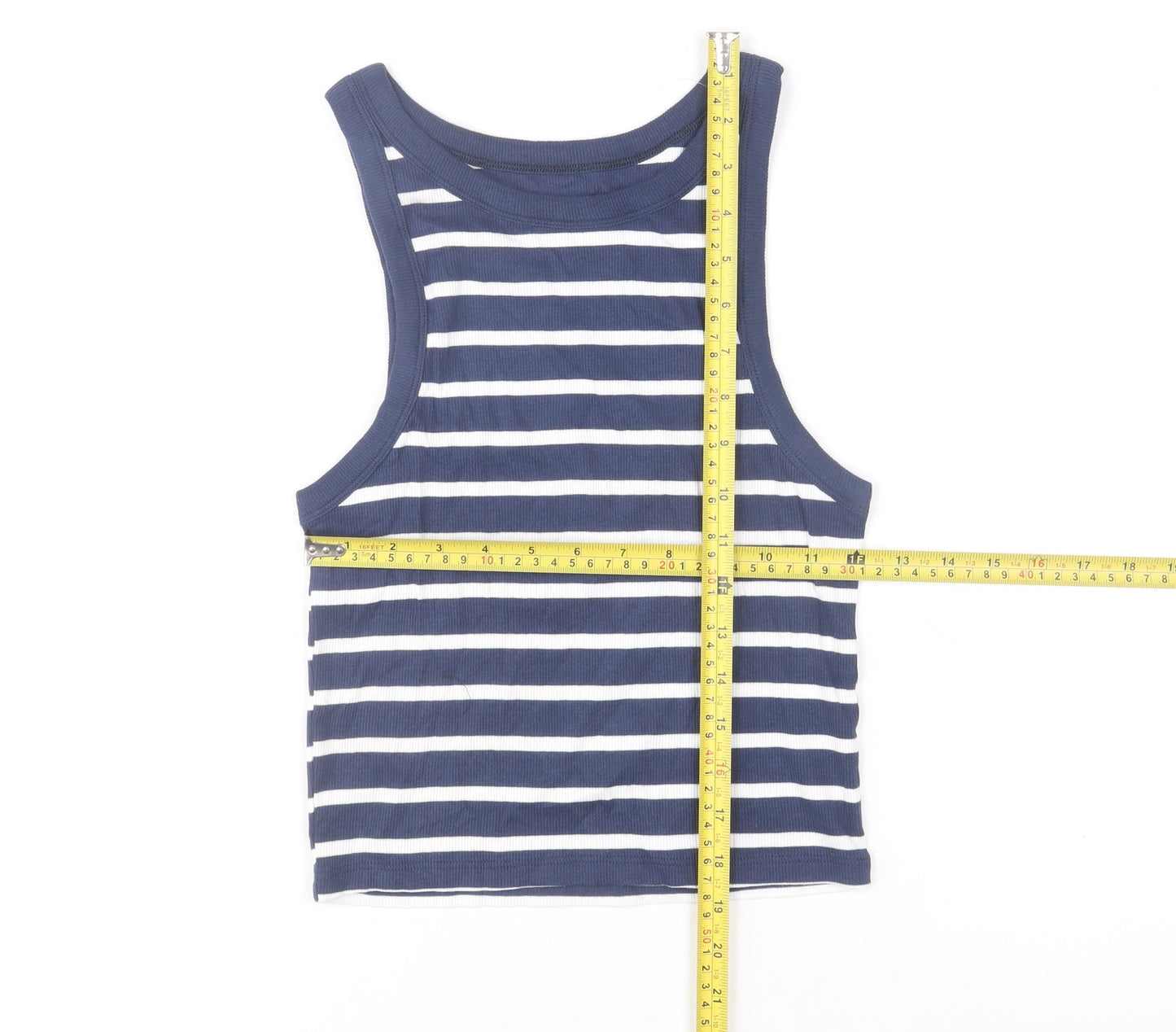 Womens UK Size L Marks and Spencer Blue Camisole Tank