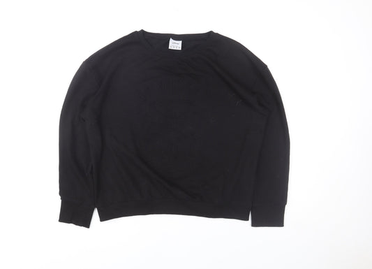 Womens UK Size 16 Disney Black Pullover Sweatshirt