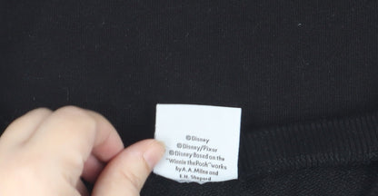 Womens UK Size 16 Disney Black Pullover Sweatshirt